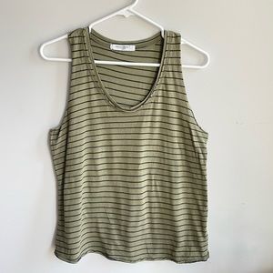 Project Social T striped tank
